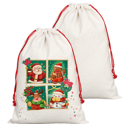 50x Sublimation Santa Sacks (Comes Blank)