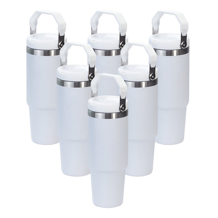 25x Upgraded 30oz sublimation cup with swing handle