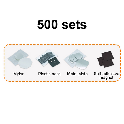 500x materials for fridge magnet machine