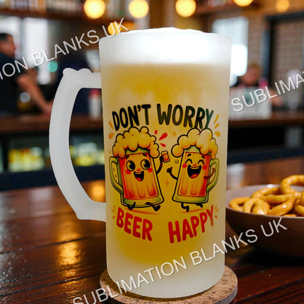 24 sublimation beer mugs