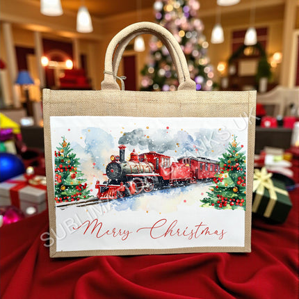 50x Jute Bag with Sublimation Pocket