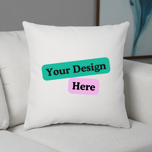 100x 40cm white linen cushion cover