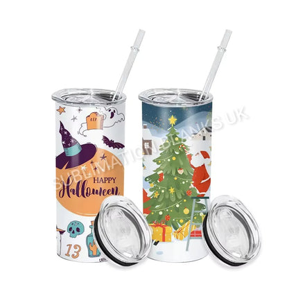 50x 15oz flat bottom sublimation tumblers