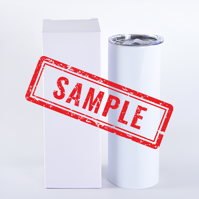 SAMPLE 20oz flat bottom sublimation tumbler