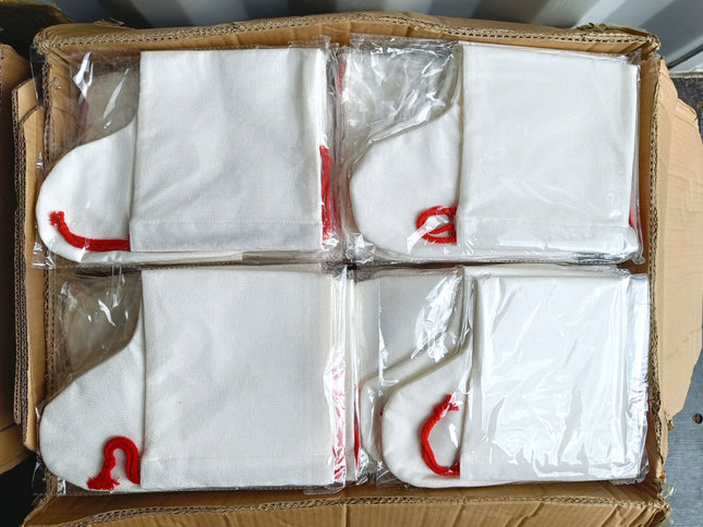 50x Sublimation Stocking (Comes Blank)
