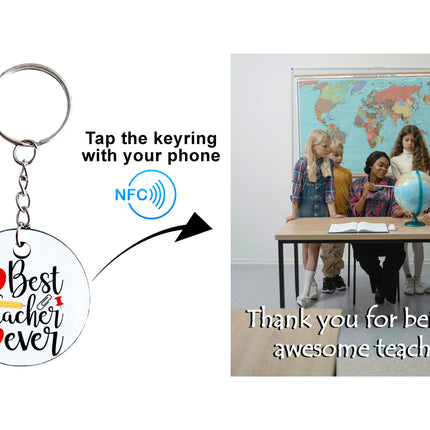 NFC keyrings with a template and a tutorial